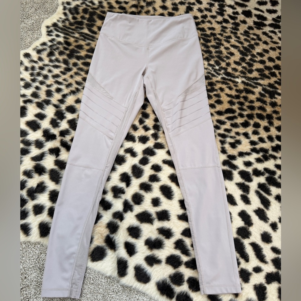 Zella Light Gray Active Leggings Sz M